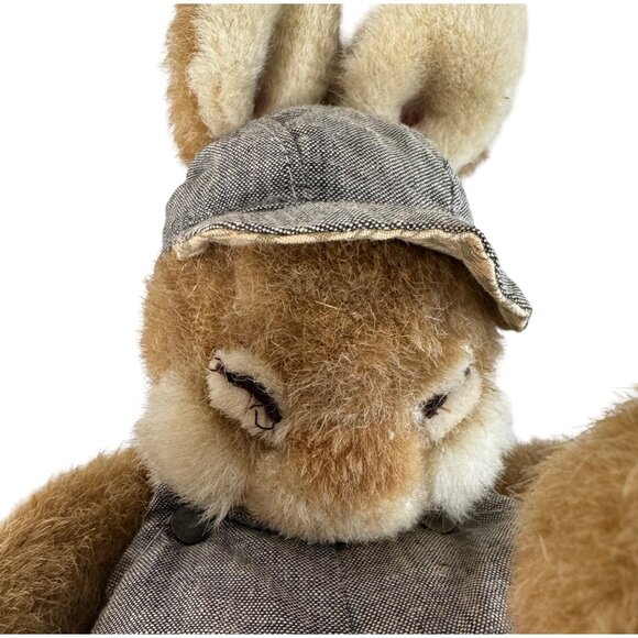 Creative Concepts Sleeping Bunny Rabbit Plush Animal Overalls Sleeping - Picture 2 of 6